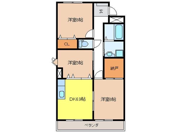 レシェンテⅡの物件間取画像